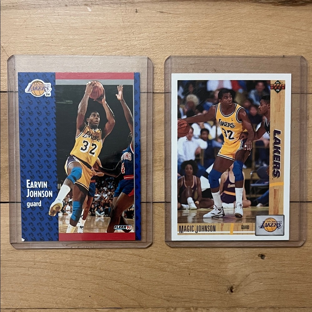 Vintage Magic Johnson NBA Basketball Trading Cards